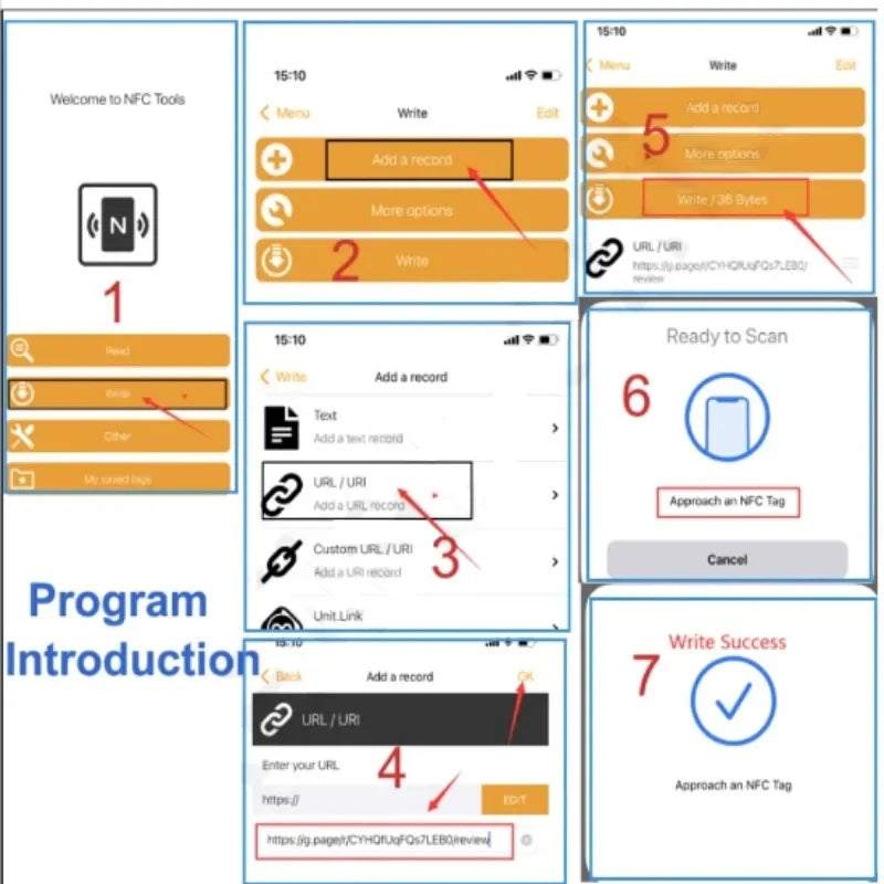 Tarjetas NFC programables